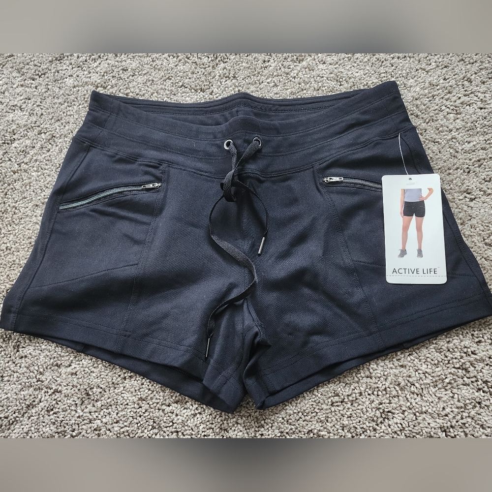Black Active Shorts
